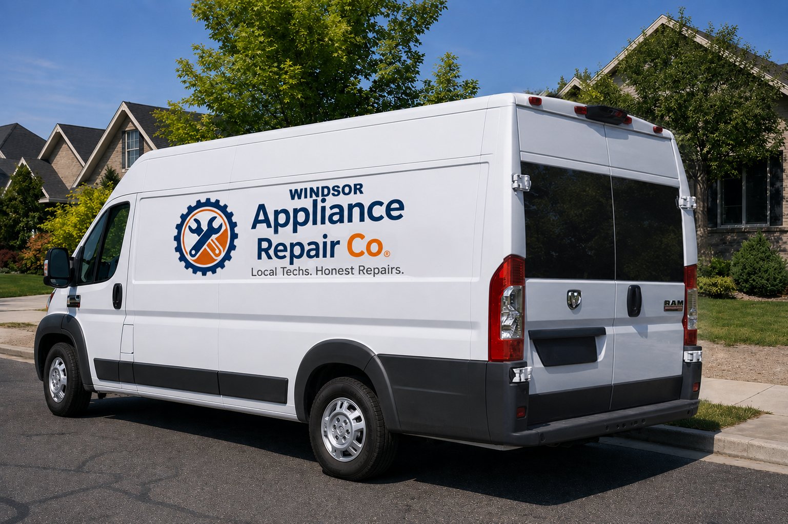 Windsor Appliance Repair Co. van